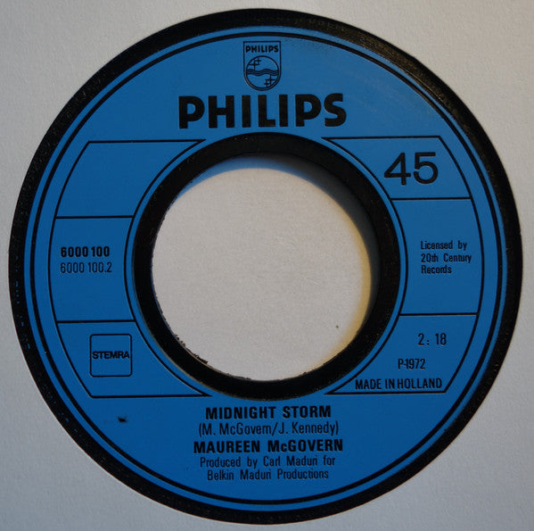 Maureen McGovern : The Morning After / Midnight Storm (7", Single)