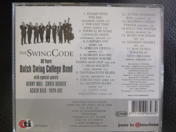 The Dutch Swing College Band : The Swing Code - 60 Years Dutch Swing College Band (CD)