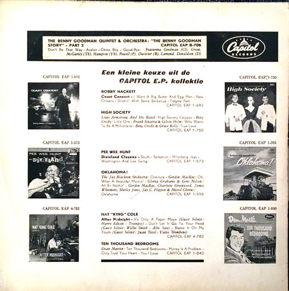 Benny Goodman : Plays Selections Featurd in The Benny Goodman Story - Part 2 (7", EP)