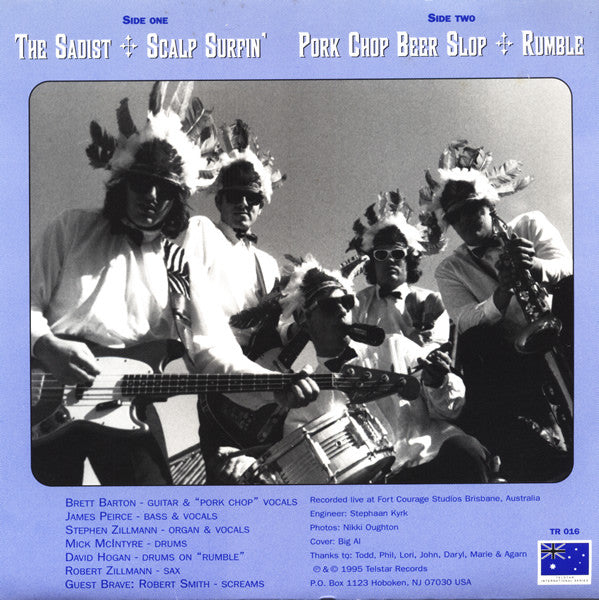 The Hekawis : Scalp Surfin' (7", EP)