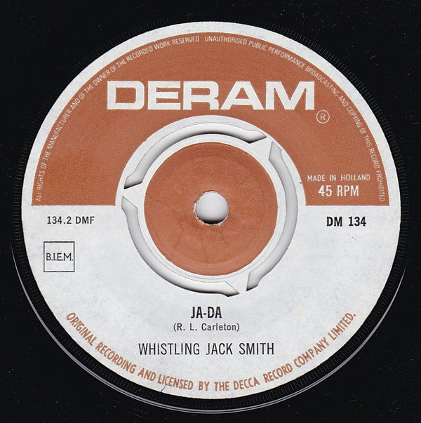 Whistling Jack Smith : Ja-Da (7", Single)