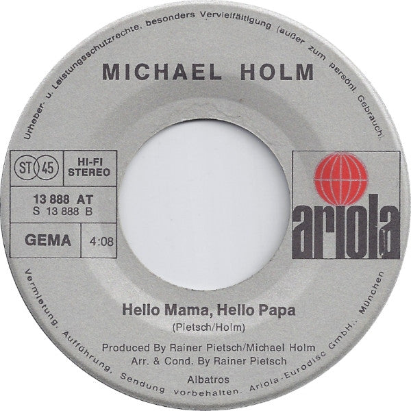 Michael Holm : El Matador (7", Single)