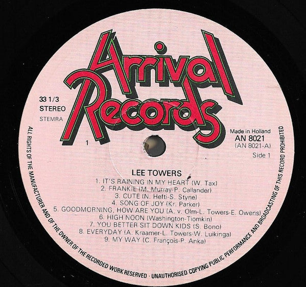 Lee Towers : Simply The Best (LP, Comp)
