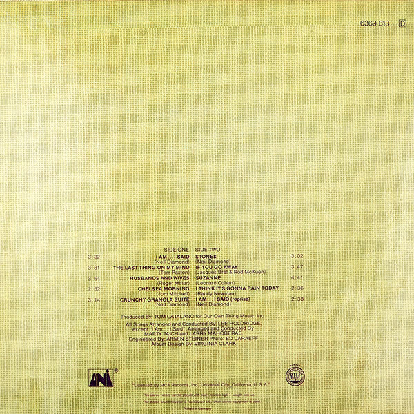 Neil Diamond : Stones (LP, Album)