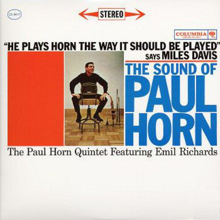 The Paul Horn Quintet Featuring Emil Richards : The Sound Of Paul Horn (LP, Album, RE)