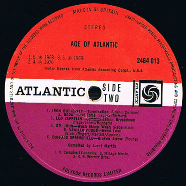 Various : The Age Of Atlantic (LP, Comp, Gat)