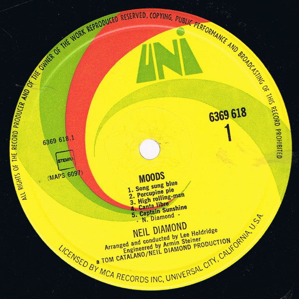 Neil Diamond : Moods (LP, Album)
