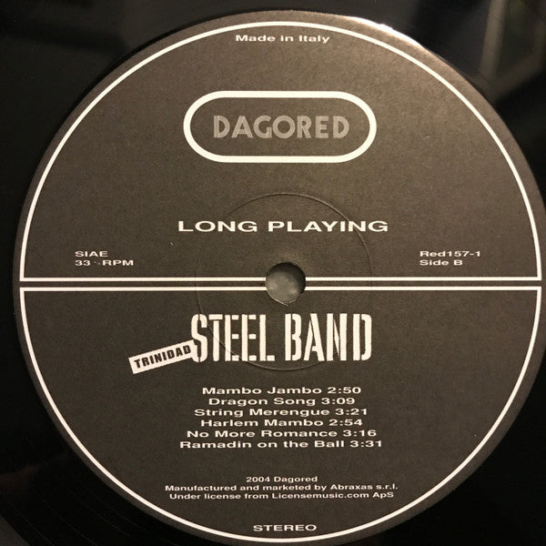 Trinidad Steel Band (2) : Trinidad Steel Band (LP, Album, RE, 180)