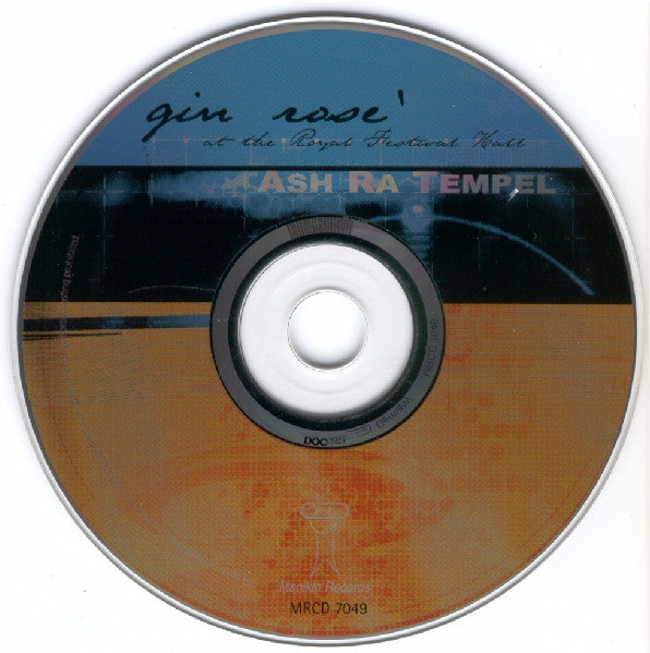 Ash Ra Tempel : Gin Rosé (At The Royal Festival Hall) (CD, Album)