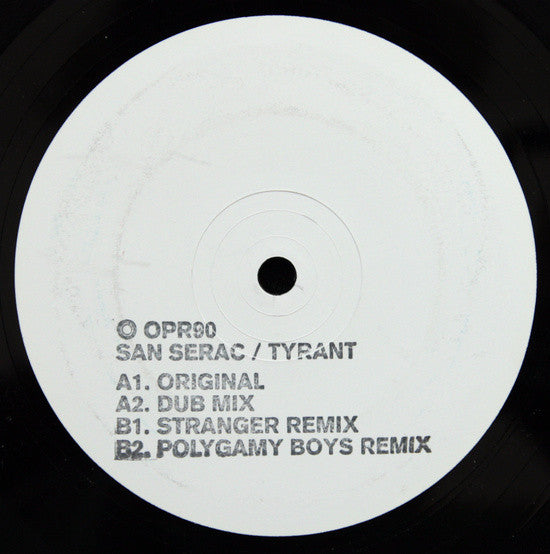 San Serac : Tyrant (12", W/Lbl, Sta)