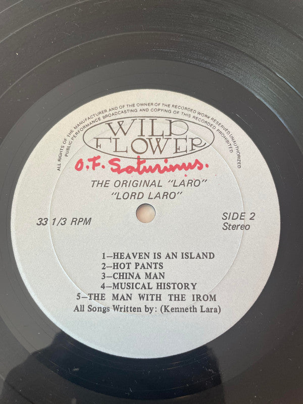 Lord Laro : The Original "Laro"  (LP)