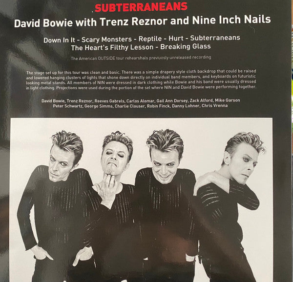 David Bowie, Nine Inch Nails : Subterraneans (LP, Ltd, Num, Red + CD + Unofficial)
