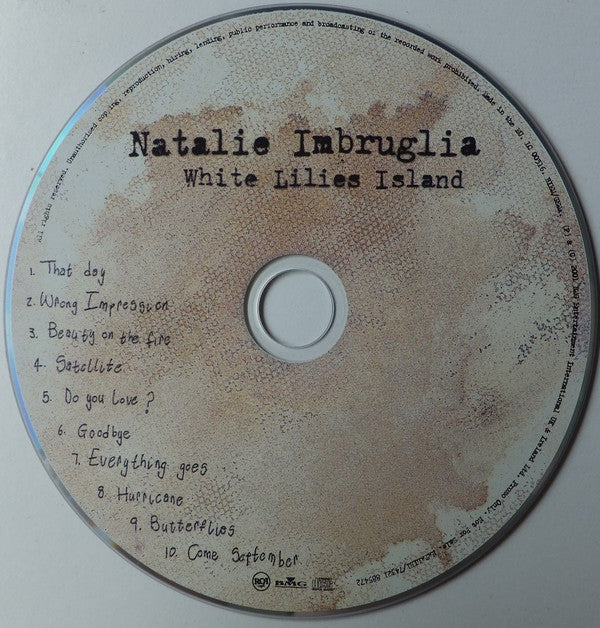 Natalie Imbruglia : White Lilies Island (CD, Album, Promo, Car)