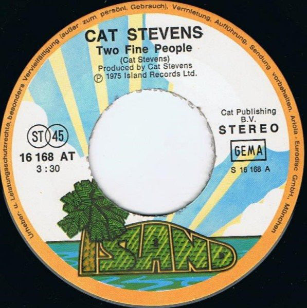 Cat Stevens : Two Fine People (7", Single)