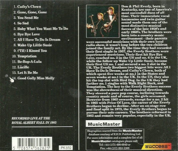 Everly Brothers : Reunion Concert Vol. 2 (CD, Album)