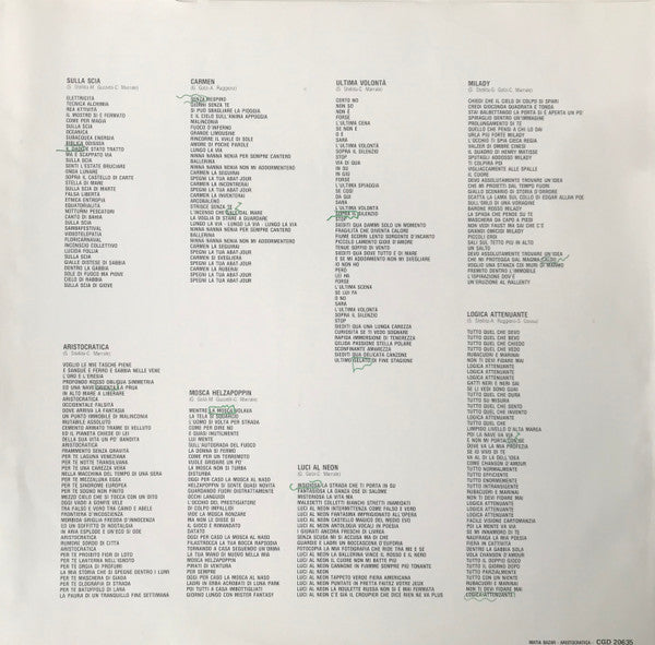 Matia Bazar : Aristocratica (LP, Album)