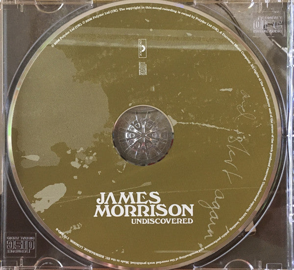 James Morrison (2) : Undiscovered (CD, Album)