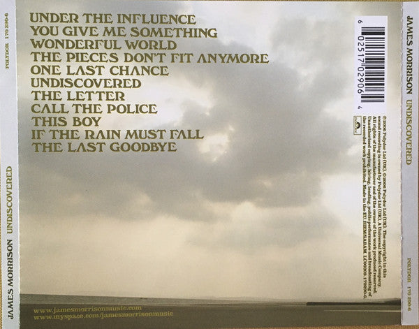 James Morrison (2) : Undiscovered (CD, Album)