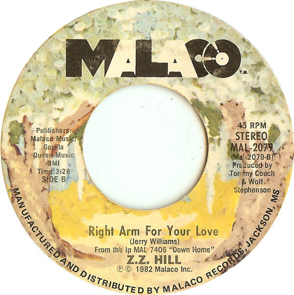 Z.Z. Hill : Cheating In The Next Room (7", Styrene)