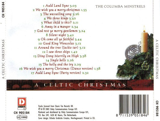 The Columba Minstrels : A Celtic Christmas (CD, Album)