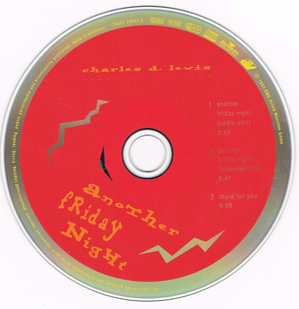 Charles D. Lewis : Another Friday Night (CD, Maxi)