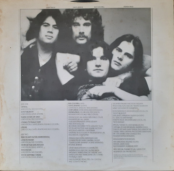 Pablo Cruise : Lifeline (LP, Album)