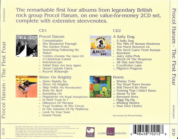 Procol Harum : The First Four (2xCD, Comp)