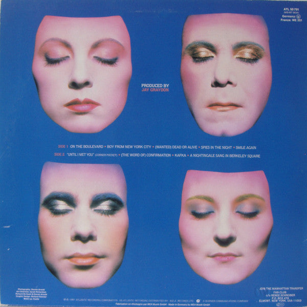 The Manhattan Transfer : Mecca For Moderns (LP, Album, Pin)