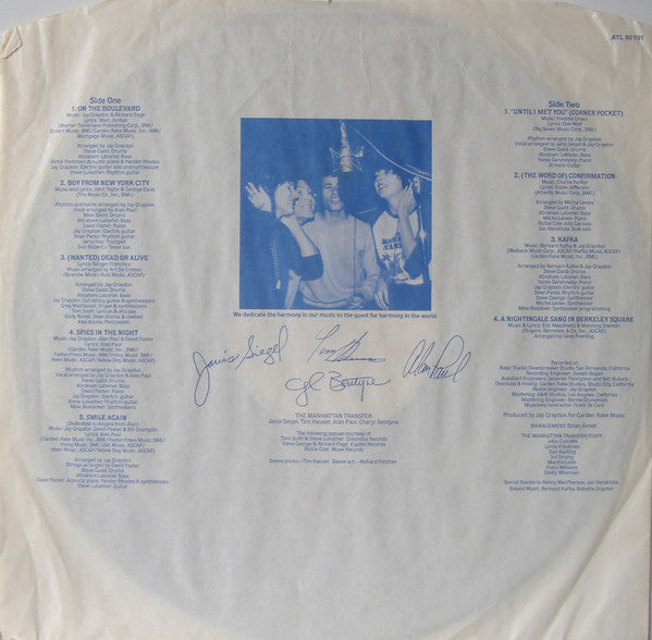 The Manhattan Transfer : Mecca For Moderns (LP, Album, Pin)