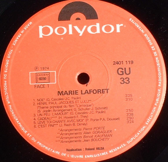 Marie Laforêt : Marie Laforet (LP, Album)