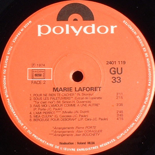 Marie Laforêt : Marie Laforet (LP, Album)