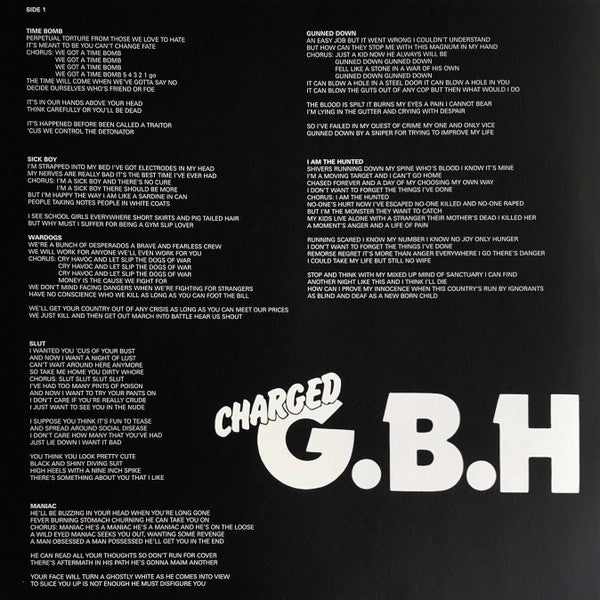 G.B.H. : City Baby Attacked By Rats (LP, Album, RSD, Ltd, RE, Lim)
