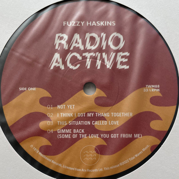 Fuzzy Haskins : Radio Active (LP, Album, RSD, Ltd, RE)