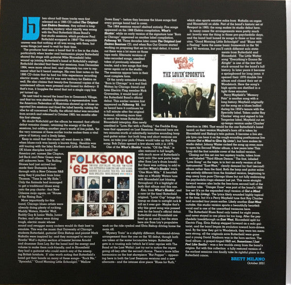 The Paul Butterfield Blues Band : The Original Lost Elektra Sessions Deluxe (3xLP, Album, RSD, Dlx, RE, RM, Tri)