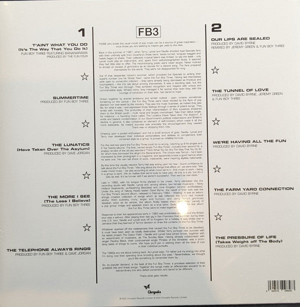 Fun Boy Three : The Best Of Fun Boy Three (LP, Album, RSD, Comp, Ltd, RE, Gre)