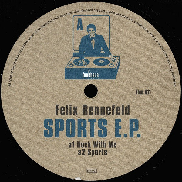 Felix Rennefeld : Sports E.P. (12", EP)
