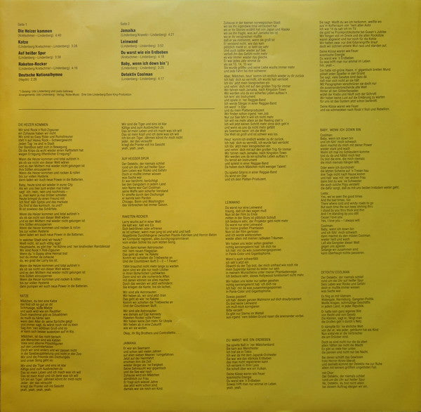 Udo Lindenberg : Panische Zeiten (LP, Album)