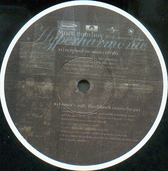 Marc Romboy : Hyperharmonic (12")