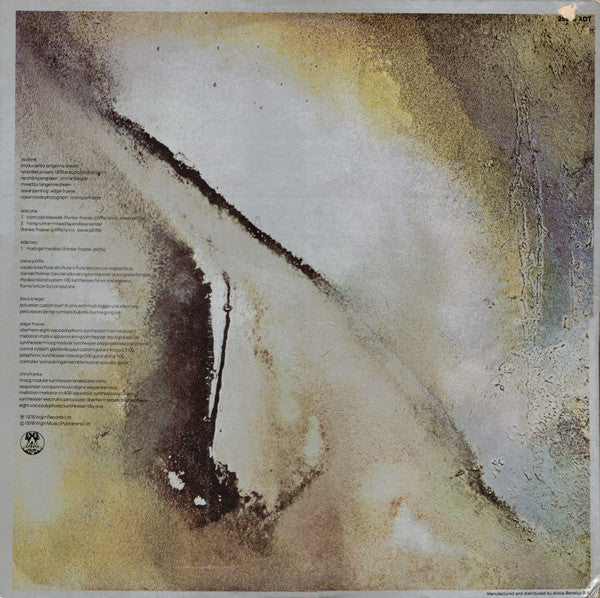 Tangerine Dream : Cyclone (LP, Album, Gat)