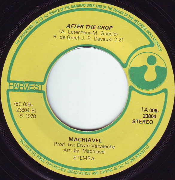 Machiavel : Rope Dancer (7", Single, RE)