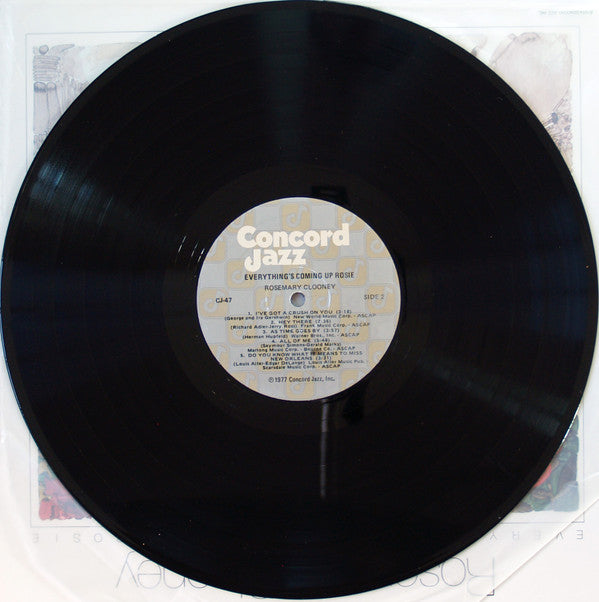 Rosemary Clooney : Everything's Coming Up Rosie (LP, Album, RE)