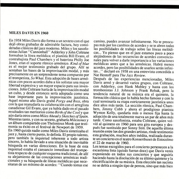 Miles Davis : Fran-Dance (CD)