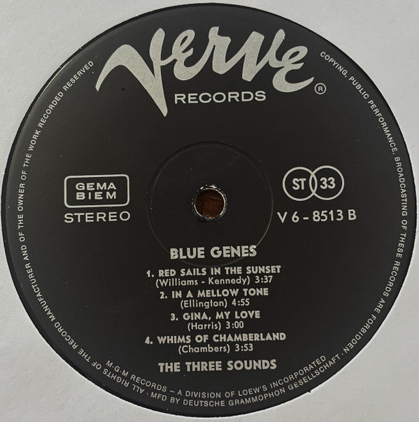 The Three Sounds : Blue Genes (LP, Album)