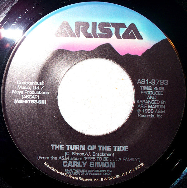 Carly Simon : Let The River Run (Theme From Working Girl) (7", Single)