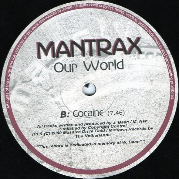 Mantrax (2) : Our World (10")
