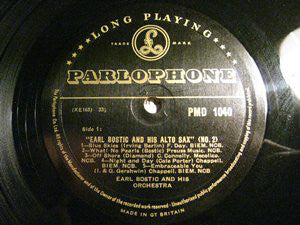 Earl Bostic And His Orchestra : Earl Bostic And His Alto Sax (No.2) (10", Mono)