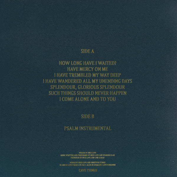 Nick Cave : Seven Psalms (10", Ltd)