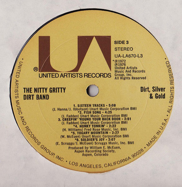 Nitty Gritty Dirt Band : Dirt, Silver & Gold (3xLP, Comp, San)