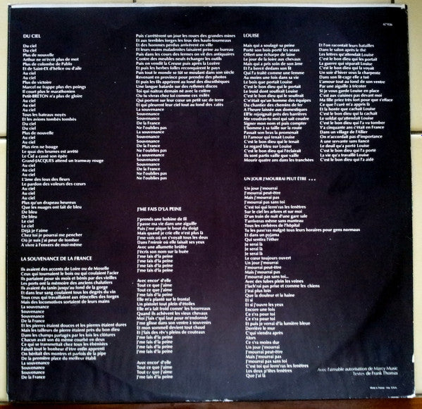 Gérard Berliner : Gerard Berliner (LP, Album)