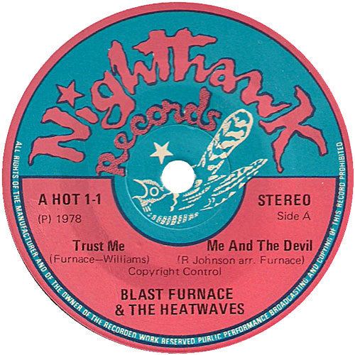 Blast Furnace & The Heatwaves : Blue Wave (7")